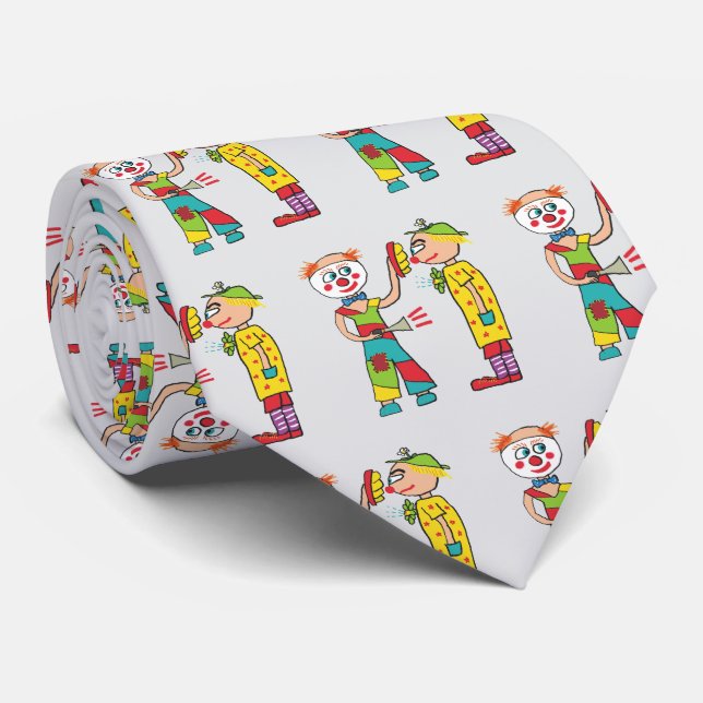 Corbata Payasos de Circo (Enrollado)