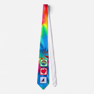 Corbata Paz, amor, esquí de la nieve