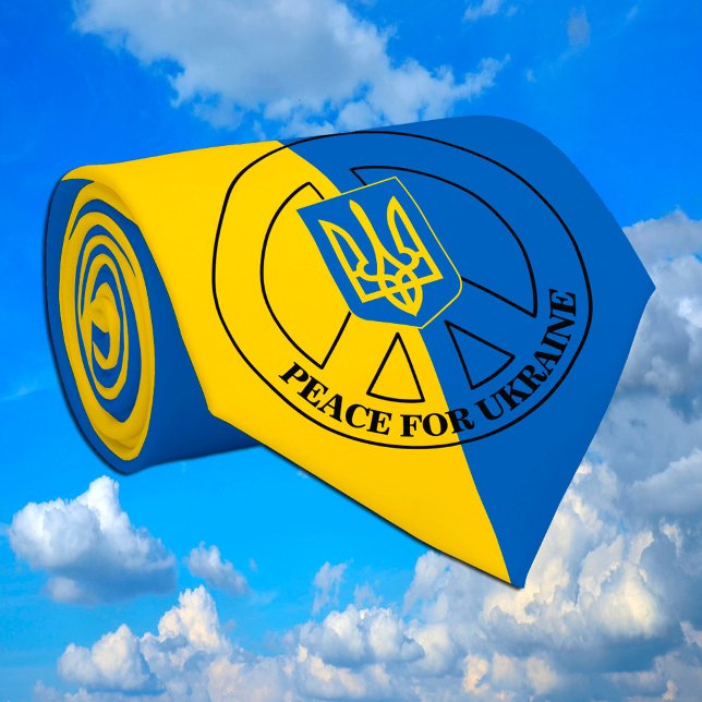 Corbata Paz para Ucrania, Bandera de Ucrania, Emblema (Subido por el creador)
