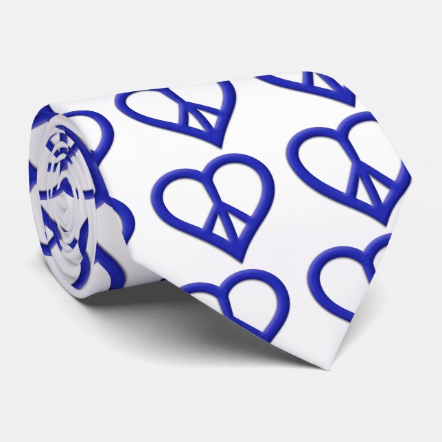 Corbata Paz y amor (Enrollado)