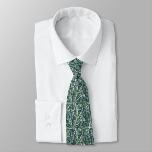 Corbata PCB verde Leafy
