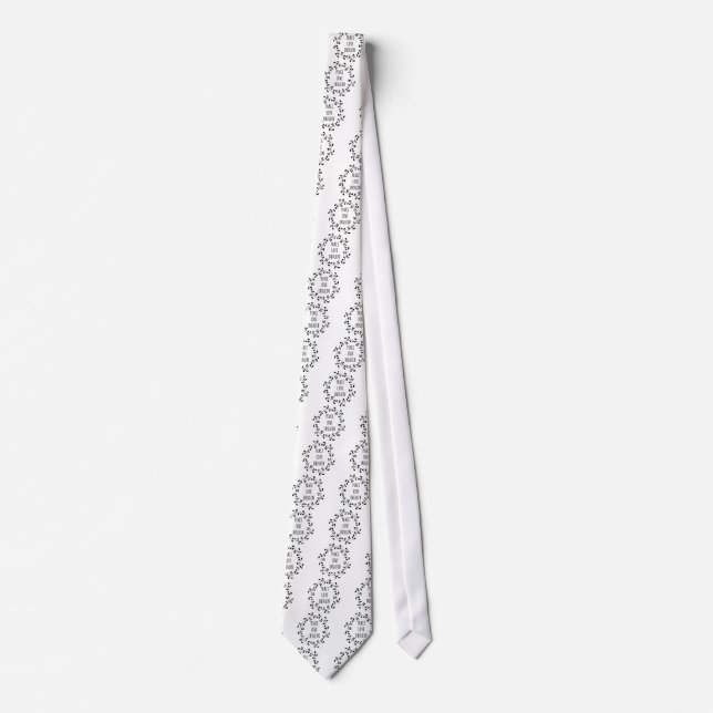 Corbata Peace Love and Insulin (Anverso)