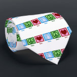 Corbata Peace Love Goats<br><div class="desc">Un signo de paz verde bonito,  corazón rojo y un adorable regalo de cabra para un granjero o persona a la que le gustan los animales de granja.</div>