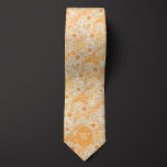 Corbata Peach and Cream Floral<br><div class="desc">Radiar la elegancia con nuestro Peach y el cordón del cuello floral crema. La combinación de melocotón y crema, junto con la estampación floral, le aporta un toque de sofisticación a su vestimenta boda. No olvides emparejarlo con nuestros calcetines a juego para un conjunto completo.</div>