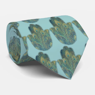 Corbata Peacock Feather Hamsa