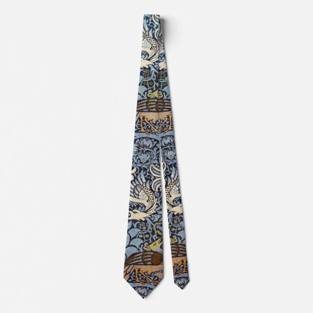 Corbata Peacock y Dragón, William Morris (Anverso)