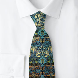 Corbata Peacock y Dragon William * Morris