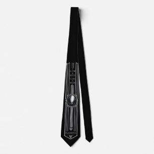 Corbata PEAFDOVE® SILVER EGG TIE — I AM A MAN Edition