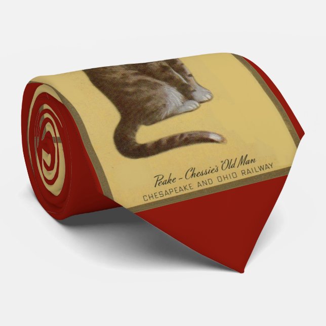 Corbata Peake, anciano de Chessie, gato parlanchín (Enrollado)