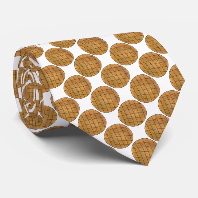 Corbata Peanut Butter Bake Sale Cookie Cookies Foodie Tie (Enrollado)