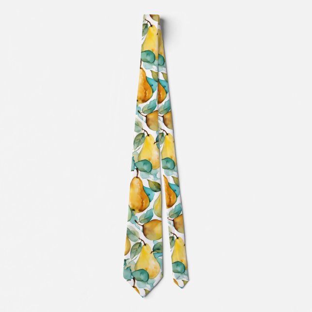 Corbata Pears Arte Acuarela  (Anverso)