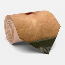 Corbata pecho ligeramente peludo