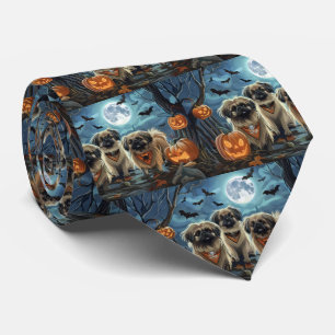 Corbata Pekinés Halloween Espeluznante