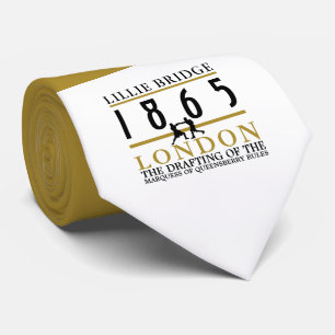 Corbata Pelea de boxeo, reglas de Queensberry