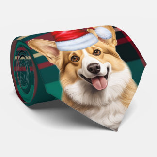 Corbata Pembroke Welsh Corgi Perro Navidades de vacaciones