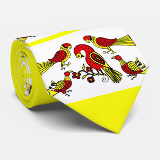 Corbata Pennsylvania Impresión de aves folclóricas alemana