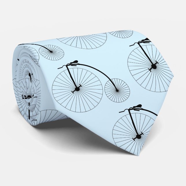 Corbata Penny Farthing Bicycle Design (Enrollado)