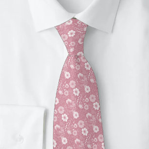 Corbata Pensamientos Rosa Polvo