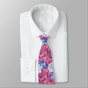 Corbata Peonías Artísticas para el Día del Padre