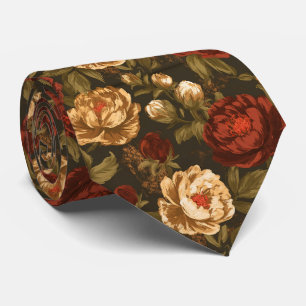 Corbata Peonías Flor Novia Padre Boho Boda