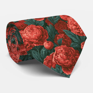 Corbata Peonías Florales Tío Inicio