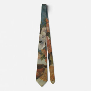 Corbata Peonies chinos y Mandolin por Paul Gauguin