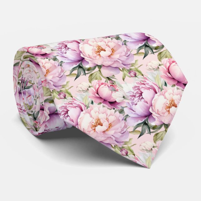 Corbata Peonies Floral Peony Flowers (Enrollado)