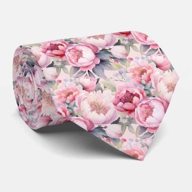 Corbata Peonies Floral Peony Flowers (Enrollado)