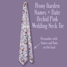 Peony Garden Names + Date Orchid Pink Boda
