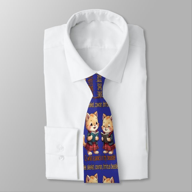 Corbata Pequeña, astuta, cobarde bestiecita (Atado)