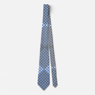 Corbata Pequeño a cuadros de 2 tonos 04A Lblue BG
