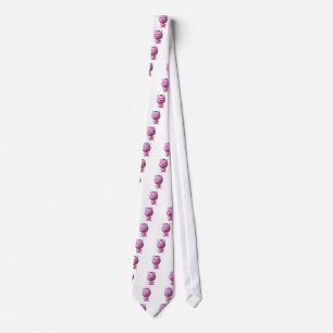Corbata Pequeño cerdo con corazones y arco!