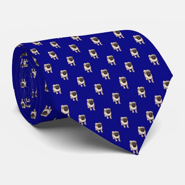Corbata Pequeño modelo del perrito del barro amasado en (Enrollado)