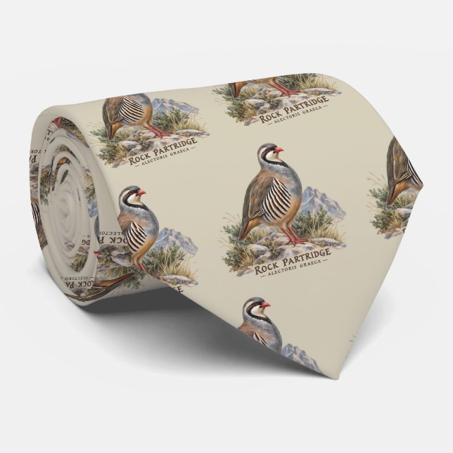Corbata Perdiz Griega, Alectoris Graeca Aves de Caza (Enrollado)