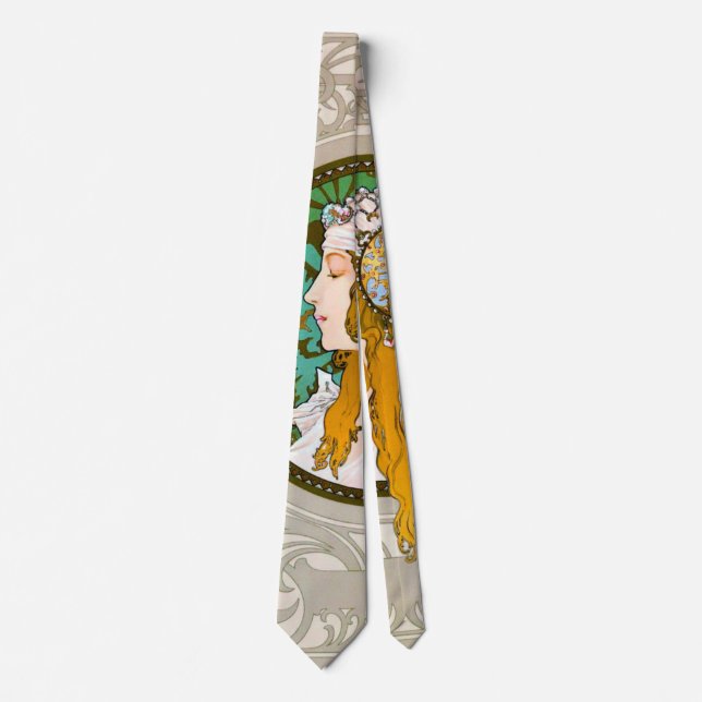 Corbata Perfil 1895 de Nouveau del arte (Anverso)
