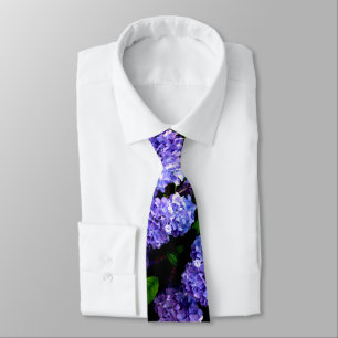 Corbata Periwinkle hidrangeas flor azul púrpura floral