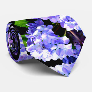 Corbata Periwinkle hidrangeas flor azul púrpura floral
