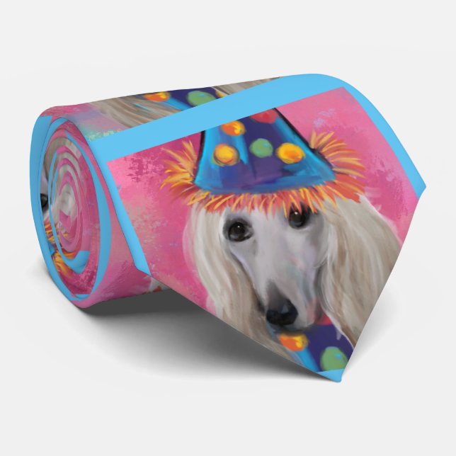 CORBATA PERRO AFGANO         (Enrollado)