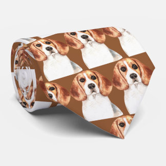 Corbata Perro Beagle Brown