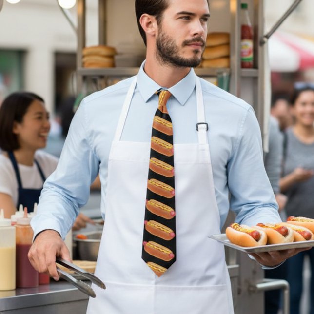 Corbata perro caliente gráfico (Subido por el creador)