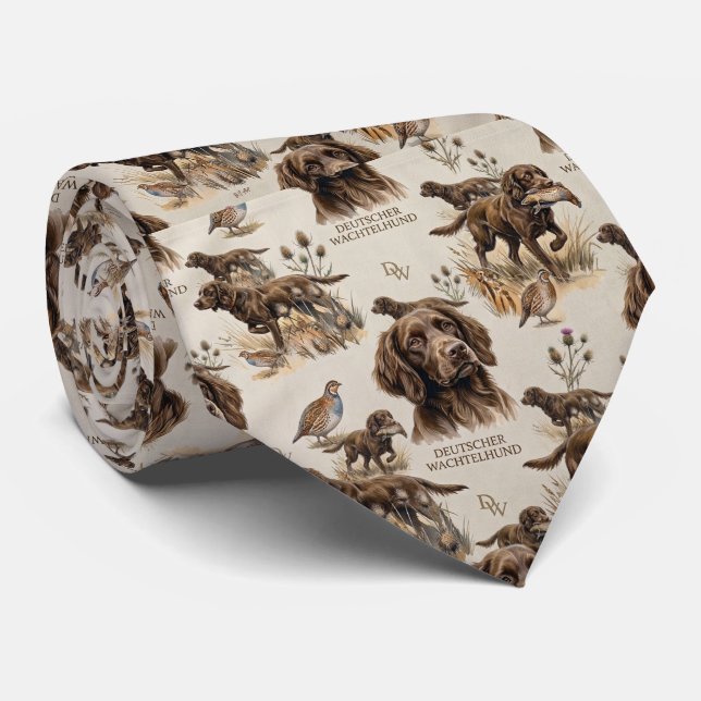 Corbata Perro de caza Deutsch Langhaar (Enrollado)