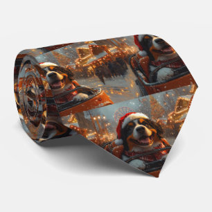 Corbata Perro de montaña bernés Montaña rusa de Navidad