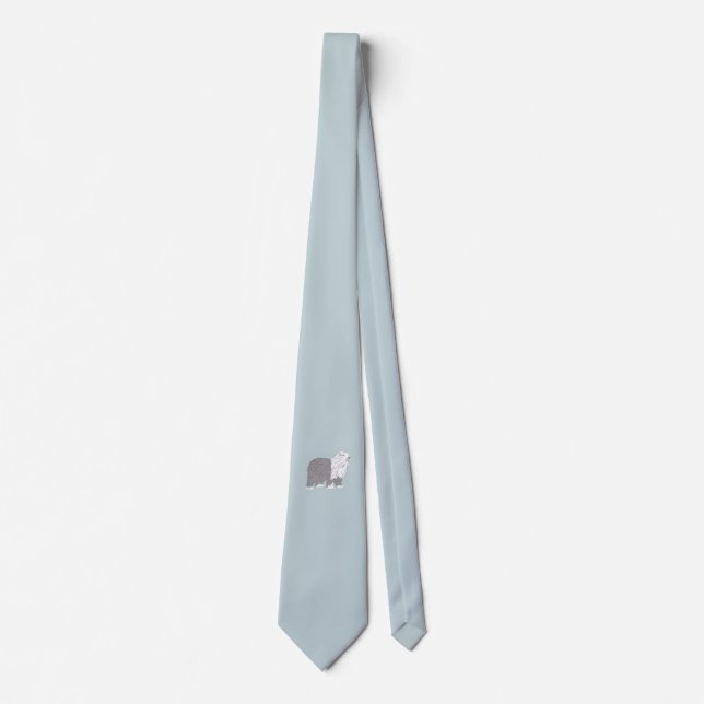 Corbata Perro de pastor inglés (Anverso)
