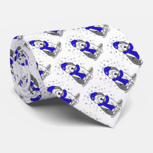 Corbata Perro de perro de perro de perro viejo inglés azul