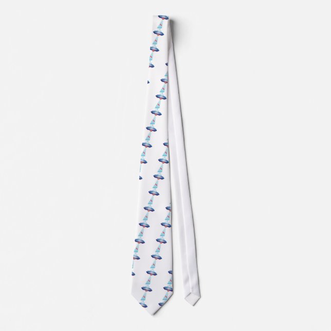 Corbata Perro Lover - Spaceship (Anverso)