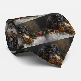 Corbata Perro Mastín Tibetano Navidad Festiva