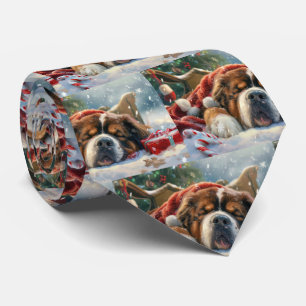 Corbata Perro Mastín Tibetano Navidad Festiva