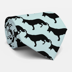 Corbata Perro pastor alemán negro