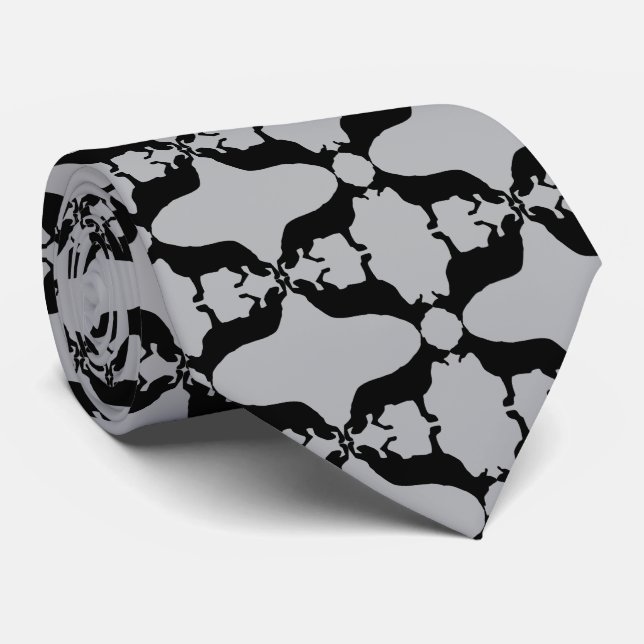 Corbata Perro pastor alemán negro (Enrollado)
