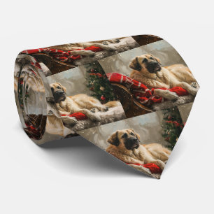 Corbata Perro pastor de Anatolia Fiesta de Navidad